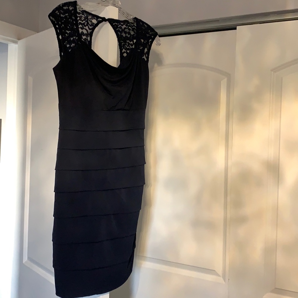 Navy Blue Lace